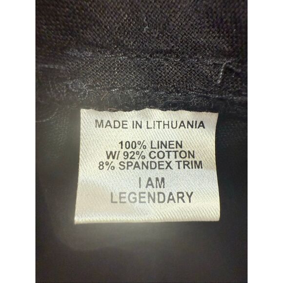 Flax NWOT linen sleeveless top neck and arm trim cotton size small - Picture 5 of 7